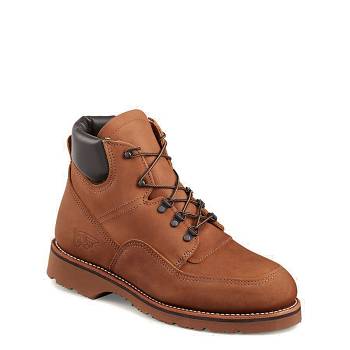 Red Wing TruWelt Chukka Soft Toe - Bordove Pracovne Cizmy Panske, RW222SK